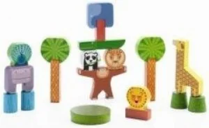 Djeco Zabawka wczesnorozwojowa - Stacky Jungle - Układanki dla dzieci - miniaturka - grafika 3