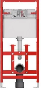 Tece Lux 100 stelaż podtynkowy do WC wysokość zabudowy 1120 mm 9600100 - Stelaże i zestawy podtynkowe do WC - miniaturka - grafika 3