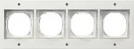 Klawisze i ramki - Gira TX_44 BIAŁY Ramka X4 [021466] - miniaturka - grafika 1