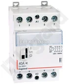 Sterowniki i przekaźniki - Legrand STYCZNIK MODUŁOWY SM 340 40A 230V 4NO CICHY 412562 - miniaturka - grafika 1