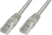 Kable miedziane - Digitus Patch cord kat.5e Kabel UTP CU, AWG 26/7, szary 1m (DK-1511-010) - miniaturka - grafika 1