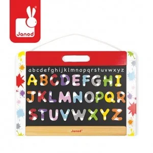 Janod Tablica edukacyjna wisząca 3 w 1 J09613 - Tablice dla dzieci - miniaturka - grafika 2