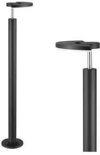 Polux Zewnętrzna LAMPA stojąca MODENA 208941 OPRAWA ogrodowa SŁUPEK LED 3,6W outdoor IP54 inox satyna - Lampy ogrodowe - miniaturka - grafika 3