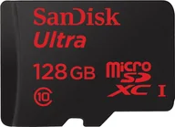 Karty pamięci - SanDisk MicroSDXC Class 10 + adapter 128GB (SDSDQUIN-128G-G4) - miniaturka - grafika 1