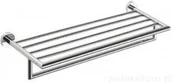 Półki łazienkowe - Bemeta Półka na ręczniki z relingiem NEO 104205075 - miniaturka - grafika 1