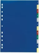 Przekładki do segregatorów - DURABLE Przekładka PP A4, kolorowe indeksy, 1-12 - miniaturka - grafika 1