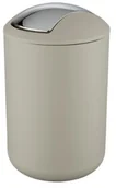 Ręczniki - Wenko Brasil 21222100 kosz na śmieci, pojemność: 6,5 l, z tworzywa sztucznego TPE, 19.5 x 31 x 19.5 cm, kolor: taupe, rozmiar: L - miniaturka - grafika 1