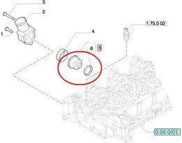 CNH TERMOSTAT SILNIKA 2858050 - 84383461 - Części i akcesoria do maszyn rolniczych CNH TERMOSTAT SILNIKA 2858050 - 84383461 - Części i akcesoria do maszyn rolniczych - miniaturka - grafika 1