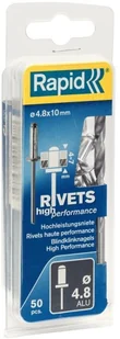 Rapid Nity wzmocnione  śr. 4 8 x 10 mm 50 szt. - Nity - miniaturka - grafika 2