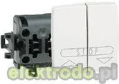 Sterowniki i przekaźniki - Legrand Przycisk sterowania roletami - Oteo 086110 - miniaturka - grafika 1