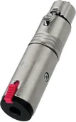 Złącza, przejściówki, adaptery - Monacor Przejściówki NEUTRIK XLR/gniazdo 6.3mm stereo NA-3FJ - miniaturka - grafika 1