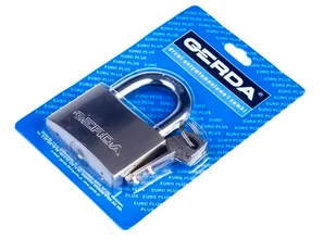 Gerda Kłódka wzmocniona S-60 mosiężna - Kłódki - miniaturka - grafika 2