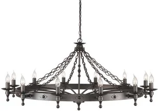 Elstead Lighting LAMPA wisząca ŚwiecznikOWA WARWICK WR12 GR Elstead - Lampy sufitowe - miniaturka - grafika 2