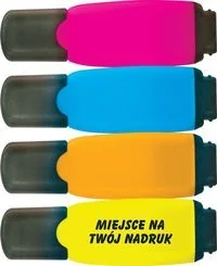 TITANUM Zakreślacz mini 24 sztuki mix kolorów - Artykuły biurowe - miniaturka - grafika 2