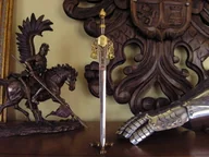 Repliki - broń - Płatnerze hiszpańscy NOŻYK DO LISTÓW MIECZ CHIŃSKI JIAN - miniaturka - grafika 1