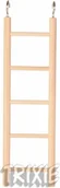 Klatki i wyposażenie dla ptaków - Trixie Drabinka dla Ptaków 6 Szczebli 28cm 5813 - miniaturka - grafika 1