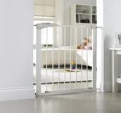 Zabezpieczenia dla dzieci - Lindam Barierka z zamkiem zatrzaskowym Sure Shut Axis - miniaturka - grafika 1