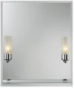 Lustra - Dubiel Vitrum Lustro Cento II z oświetleniem i półką 55 x 65 cm - miniaturka - grafika 1