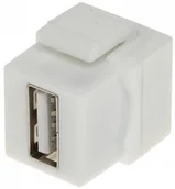 Akcesoria do monitoringu - Abcvision ZŁĄCZE KEYSTONE FX-USB/C - miniaturka - grafika 1