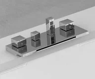 Baterie wannowe i prysznicowe - Novellini RUBVSEN-K - miniaturka - grafika 1
