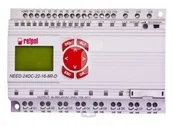 Sterowniki i przekaźniki - Relpol Przekaźnik programowalny 24V DC 16we 8wy z wyświetlaczem i klawiaturą NEED-24DC-22-16-8R-D 859362 0918-415AA-RE021 - miniaturka - grafika 1