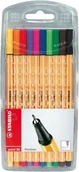 Cienkopisy - Stabilo Cienkopisy point88, komplet w etui 10 szt. 8810 - miniaturka - grafika 1