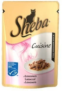 Sheba Cuisine z łososiem w sosie saszetka 6x85g - Mokra karma dla kotów - miniaturka - grafika 4