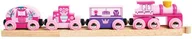 Samochody i pojazdy dla dzieci - Bigjigs Toys Pociąg Księżniczki - miniaturka - grafika 1