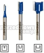 Materiały ścierne - Dremel Zestaw prostych frezów do zarysów płaskich TRIOTR673 2615T673JA - miniaturka - grafika 1