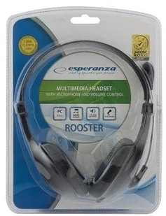 Esperanza EH158 Rooster czarno-szare - Słuchawki Esperanza EH158 Rooster czarno-szare - Słuchawki - miniaturka - grafika 4