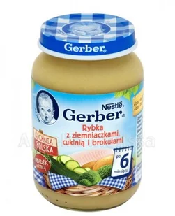 Gerber Obiadek, Ziemniaczki z gotowaną rybką i natką pietruszki, 190 g, 5m+ - Dania dla dzieci - miniaturka - grafika 3