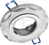 Oprawy, klosze i abażury - GTV Oprawa szklana Brillante okrągła biała OP-OPROKR-10 - miniaturka - grafika 1