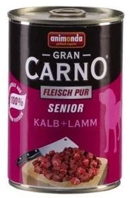 Animonda GranCarno Original Senior, 24 x 400 g - Wołowina i jagnięcina - Mokra karma dla psów - miniaturka - grafika 8
