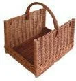 Akcesoria kominkowe - Kosz na drewno wiklinowy prosty - miniaturka - grafika 1