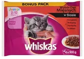 Mokra karma dla kotów - Whiskas Kocięta Mięsne Dania w sosie Saszetka 100g 12738 - miniaturka - grafika 1