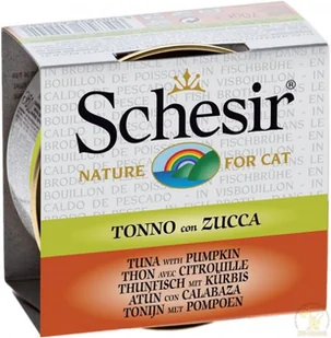 Schesir Tuńczyk z dynią w bulionie 56x70g - Mokra karma dla kotów - miniaturka - grafika 3