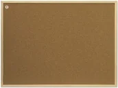Tablice i flipcharty - 2x3 Tablica korkowa w ramie drewnianej 120x80cm seria ecoBoards - miniaturka - grafika 1