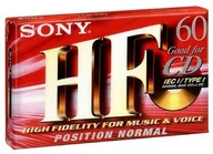 Nośniki danych - Sony Audio Cassette, Low Noise, 60 minut C60HF - miniaturka - grafika 1
