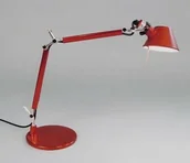 Lampy stojące - Artemide TOLOMEO MICRO Lampa stołowa halogen anodyzowany czerwony A011810 - miniaturka - grafika 1
