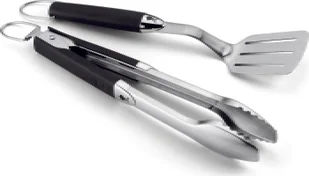 Weber Zestaw akcesoriów dwuczęściowy, stal nierdzewna, czarny 6645 - Zestawy do grillowania - miniaturka - grafika 2