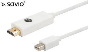 Elmak SAVIO CL-83 Kabel mini DisplayPort M - HDMI AM, pozłacane końcówki, 1.8m - Kable komputerowe i do monitorów - miniaturka - grafika 4