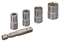 Klucze i nasadki - Wolfcraft Komplet kluczy nasadowych 7-13 mm - miniaturka - grafika 1