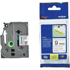 Brother Taśma laminowana TZ-S221 9mm czarny nadruk/białe tło TZe-S221 - Akcesoria do kas i terminali - miniaturka - grafika 3