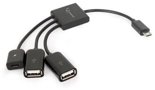 Gembird Kabel OTG USB Micro BM > 2xUSB-AF+Micro BF 13cm (MXSCBPUR) - Kable - miniaturka - grafika 5