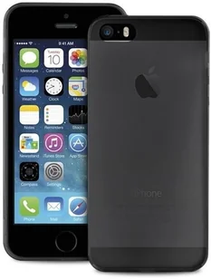 PURO Etui Ultra Slim 0.3 mm do iPhone 5/5S/SE Czarny (IPC503BLK) - Etui i futerały do telefonów - miniaturka - grafika 5