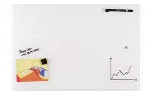 NAGA Szklana Magnetyczna 40x60cm Biała 10502 - Tablice i flipcharty - miniaturka - grafika 2