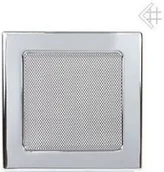 Akcesoria kominkowe - Kratki.pl Kratka kominkowa wentylacyjna powlekana niklowana 17x17 6674-898A9_201 - miniaturka - grafika 1