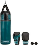 Rękawice bokserskie - ScSPORTS Scsports Młodzież Rękawice Bokserskie Boxba Ndagen Torba, Petrol/Czarna, 5,5 Kg (10000276) - miniaturka - grafika 1