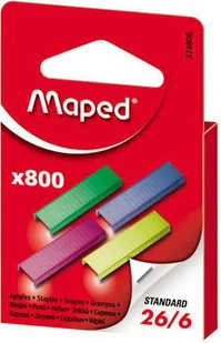 Maped Zszywki kolorowe 26/6, 800szt. 324806 - Zszywki - miniaturka - grafika 3