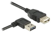 Kable USB - Delock Cable Easy USB 2.0 A lewa/prawa kątowy wtyk > USB 2.0-A Female 5 m (83554) - miniaturka - grafika 1